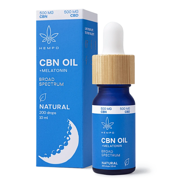 10% CBN Oil with CBD and Melatonin for Sleep | Hempo