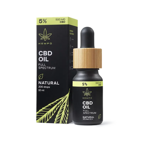 cbd aliejus hempo 5 proc