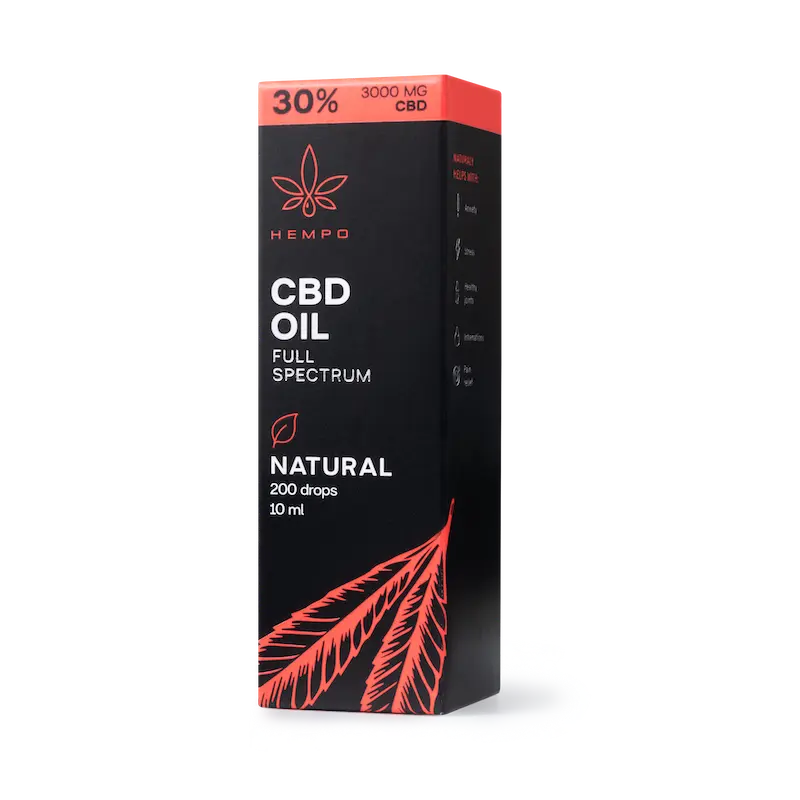 The strongest Hempo 30% CBD Oil