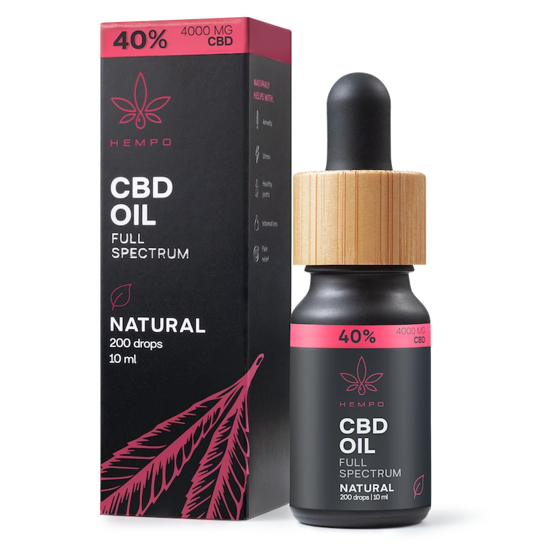 40% CBD aliejus (pilno spektro)